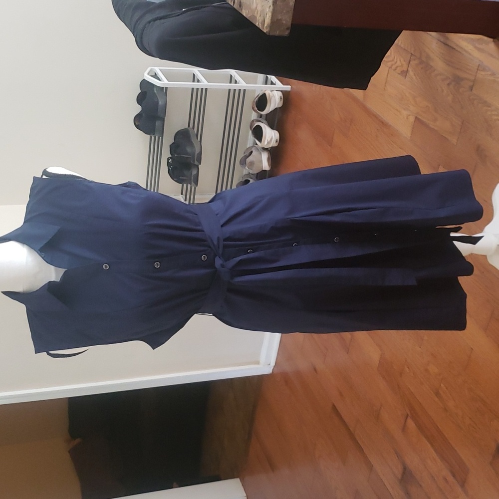 New York and Company Belted Shirt Dress